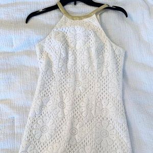 Lilly Pulitzer white lace dress